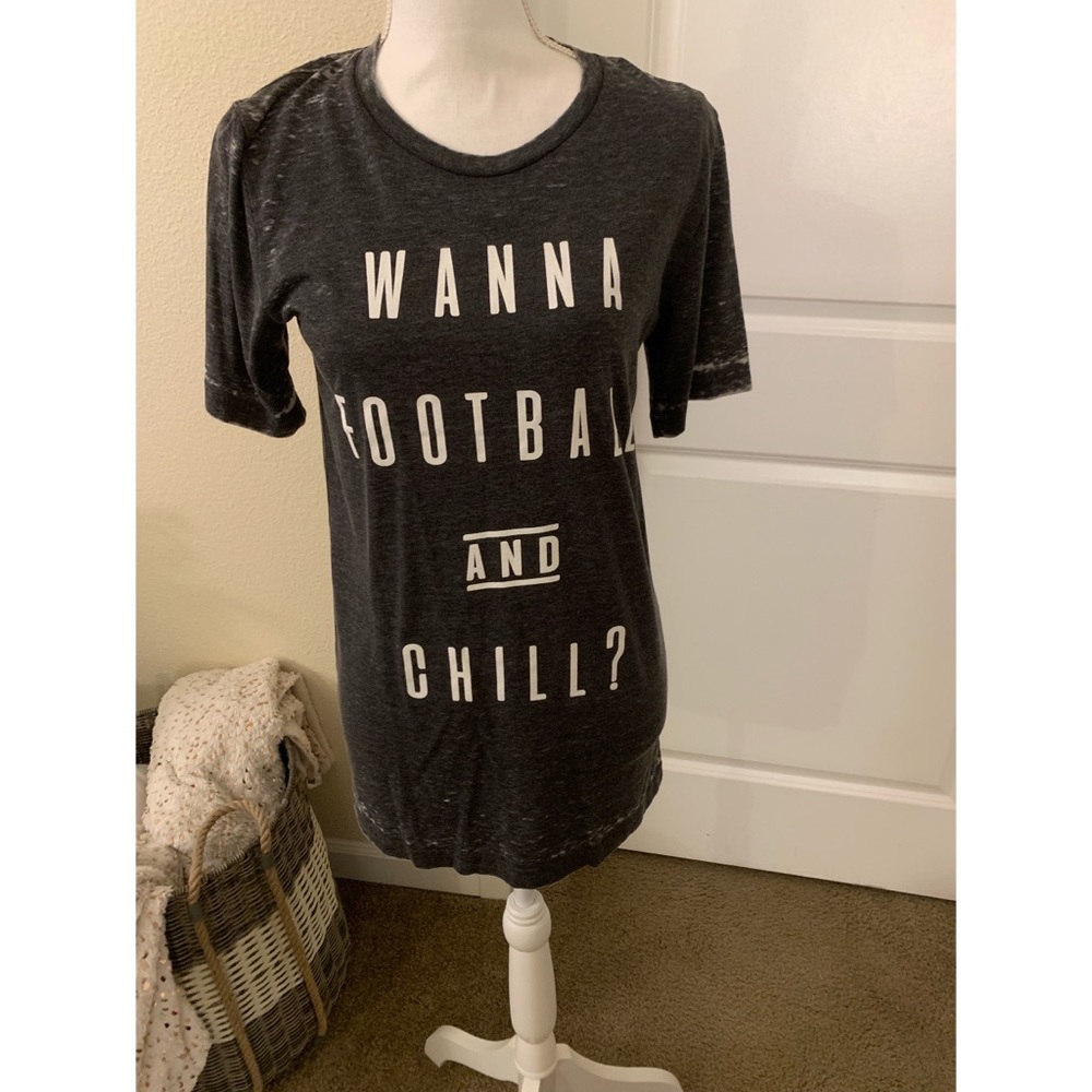 Football and chill T-shirt